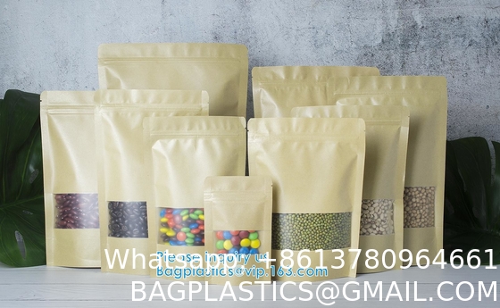 Ziplock And Heat Sealable Bags - Stand Up Food Storage Pouches - Safe Waterproof Packaging Barrier
