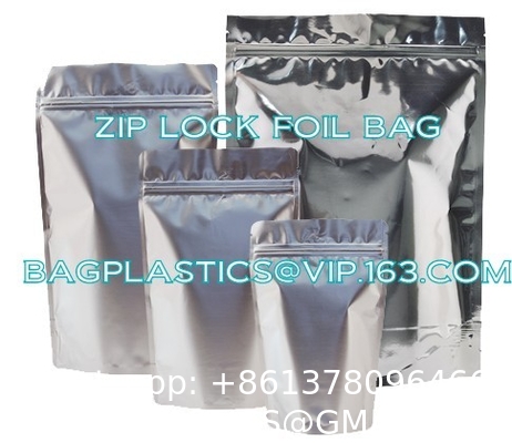 Stand Up Food Bags,Zip Lock Food Storage Bags for Packaging Products,Herbs,Snack,Tea,Spices,Pet Food and Soaps