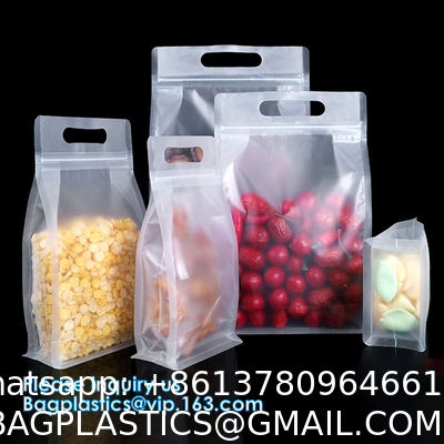 Stand Up Food Bags,Zip Lock Food Storage Bags for Packaging Products,Herbs,Snack,Tea,Spices,Pet Food and Soaps