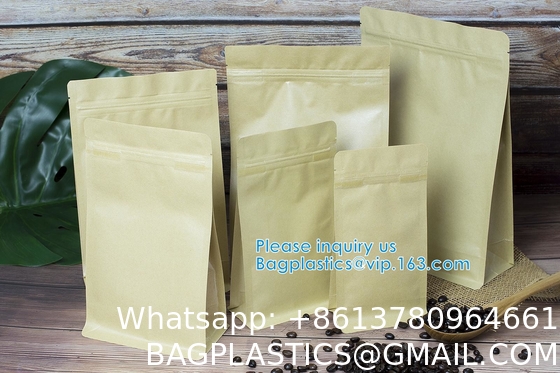 Stand Up Food Bags,Zip Lock Food Storage Bags for Packaging Products,Herbs,Snack,Tea,Spices,Pet Food and Soaps