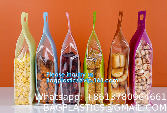 Stand Up Food Bags,Zip Lock Food Storage Bags for Packaging Products,Herbs,Snack,Tea,Spices,Pet Food and Soaps