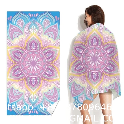 Custom Logo Beach Towel Personalized Photo Design Text Name Beach Towel for Kids Men Women Sand Free Quick Dry Bath