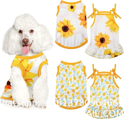Dog Pajamas for Small Dogs Boy Girl Cute Dog Clothes Soft Stretch Chihuahua Yorkie Clothes Onesies Summer Puppy