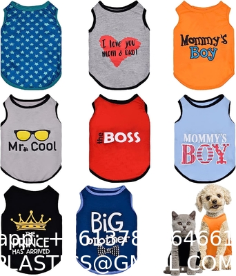 Pet Shirts for Small Dogs Cats,Soft and Breathable Dog Printed Clothes with Cute Patten,Dog Sweatshirt Outfit