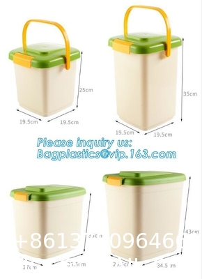 Airtight Pet Food Storage Container Combo with Scoop Treat Box for Dog Cat Bird Food, Keep Pests Out, Translucen