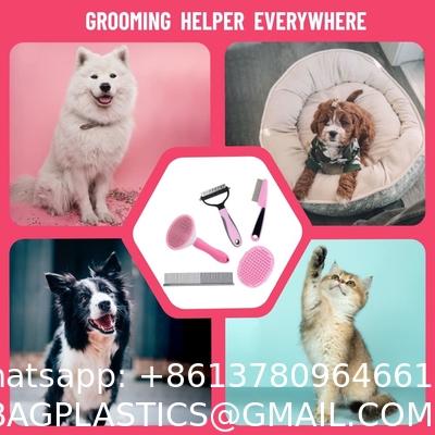 Dog Brush Grooming Kit 5 In 1 Shedding - Dog Grooming Dog Brush for Shedding Haired Dogs, Deshedder Brush for Dogs