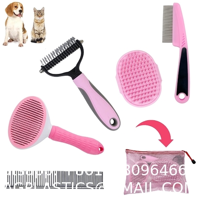 Dog Brush Grooming Kit 5 In 1 Shedding - Dog Grooming Dog Brush for Shedding Haired Dogs, Deshedder Brush for Dogs