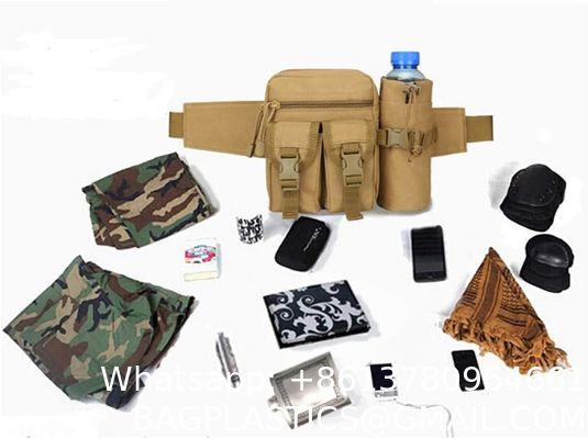Tactical Waist Bag ornaments Fanny Pack, Utility Belt With Water Bottle Holder, Suitable For Hiking Mountaineeri