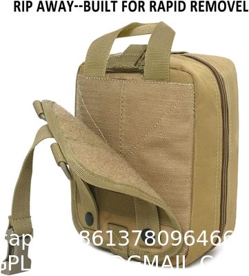 1000D Molle Ifak Pouch Rip Away, Tactical Tear Away Medical Pouch Empty, ornaments First Aid Pouch Bag Only for Camping