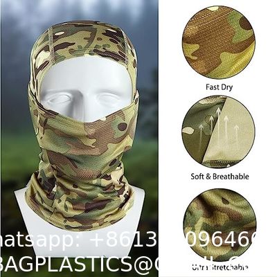 Outdoor Camouflage Tactical Mask Scarf ornaments Camo Face Mask Bandana Balaclava Hood Headwear Men Women Tactical