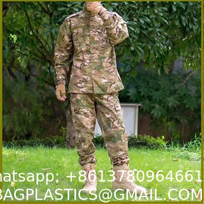 Military Uniform Suit Unisex Lightweight Military Camo Tactical Camo Hunting Combat BDU Uniform Army Suit Set
