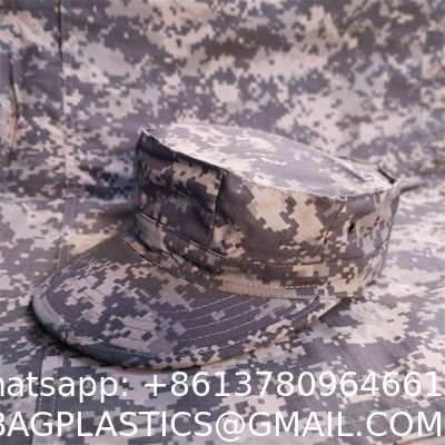 Octagonal ornaments Camouflage Cap Sun Hat ornaments Army Hat Woodland Camo Outdoor Tactical Octagonal Cap Fishing Hik