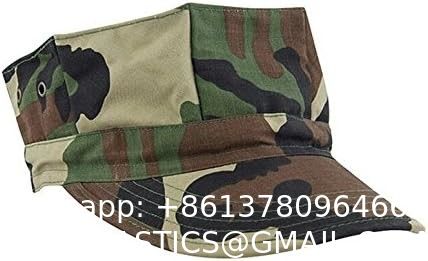 Octagonal ornaments Camouflage Cap Sun Hat ornaments Army Hat Woodland Camo Outdoor Tactical Octagonal Cap Fishing Hik