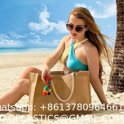 Beach Bag, Large Beach Bag For Women, Woven Straw Beach Tote Bag Waterproof, Weaving Swim Gym Shopping Travel Bag