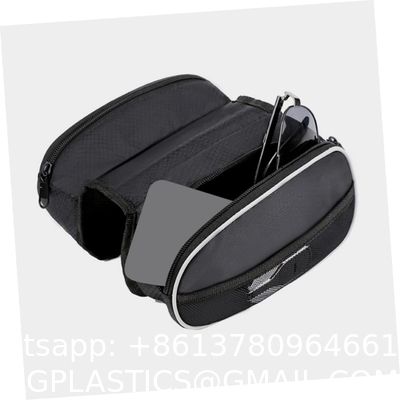 Bike Phone Front Frame Bag Waterproof Bicycle Handlebar Bag With Touch Screen Cell Phone Case Holder Cycling Storage