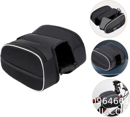 Bike Phone Front Frame Bag Waterproof Bicycle Handlebar Bag With Touch Screen Cell Phone Case Holder Cycling Storage