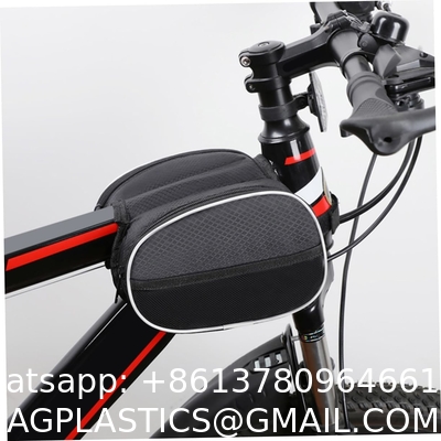 Bike Phone Front Frame Bag Waterproof Bicycle Handlebar Bag With Touch Screen Cell Phone Case Holder Cycling Storage