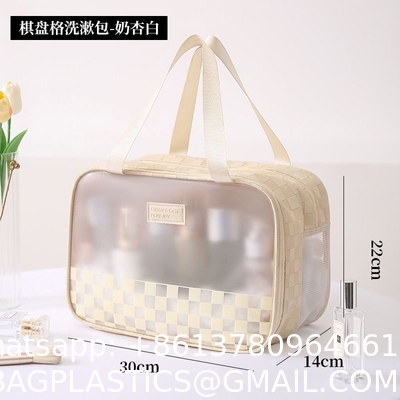 Double-Layer Dry And Wet Separation Makeup Storage Bag Portable Travel Waterproof Portable Fitness Swimming