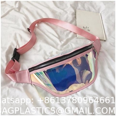 Fashion Laser Waist Bag Transparent All-Match Bag New Waist Bag Ins Women'S Messenger Bag Sports Bag