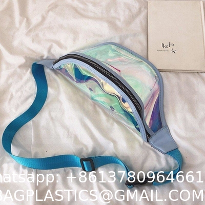 Fashion Laser Waist Bag Transparent All-Match Bag New Waist Bag Ins Women'S Messenger Bag Sports Bag