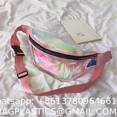 Fashion Laser Waist Bag Transparent All-Match Bag New Waist Bag Ins Women'S Messenger Bag Sports Bag