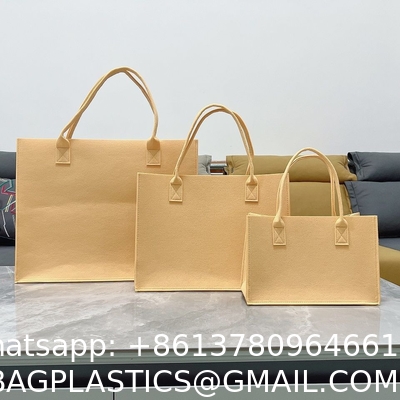 Felt Bag Shopping Bag Travel Thickened Portable Felt Autumn And Winter All-Match Large-Capacity Women'S Bag Shoulder