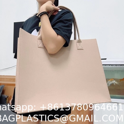 Felt Bag Shopping Bag Travel Thickened Portable Felt Autumn And Winter All-Match Large-Capacity Women'S Bag Shoulder