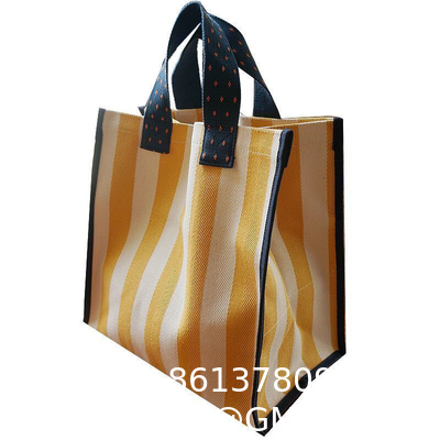 Large-Capacity Hand-Carried Take-Away Lunch Thickened Waterproof Canvas Shopping Bag Portable Portable Travel Bag