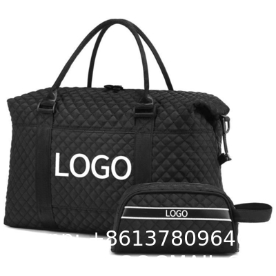 Customized Water Proof Travel Luggage Gym Tote Bag Carry On Overnight Sport Yoga Duffel Bag With Cosmetic Storage Bag