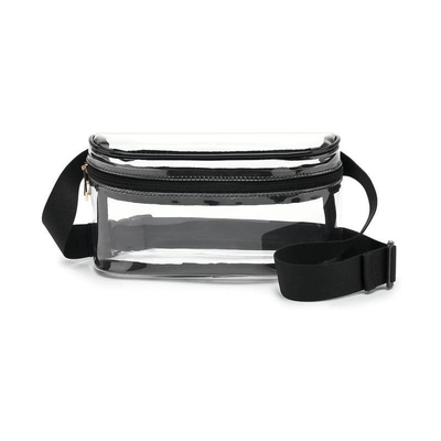 Customized Stadium Approved Clear Belt Bag Fanny Pack for Women Waterproof Clear Waist Bag for Sports Travel
