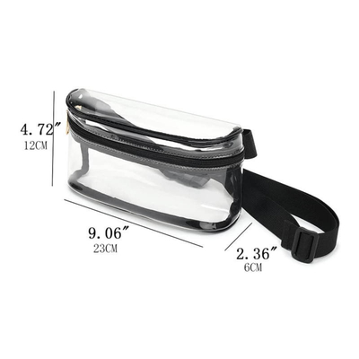 Customized Stadium Approved Clear Belt Bag Fanny Pack for Women Waterproof Clear Waist Bag for Sports Travel