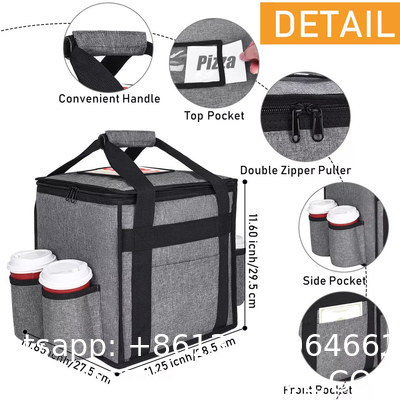 Wholesale Large Ice Cream Cooling Thermal Insulated Bags To Keep Food Cold Cool Lunch Bag For Women Men
