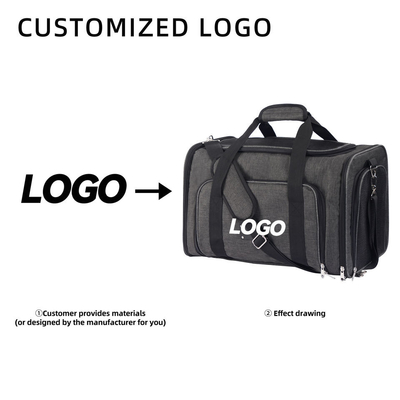 Dog Cat Carrier Airline Approved Pet Carrier Expandable Soft Sided Dog Travel Carrier Bag Dog Saddle Bag Pack