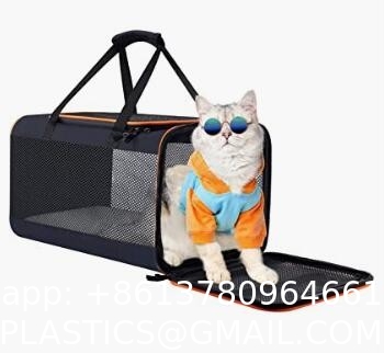 Dog Cat Carrier Airline Approved Pet Carrier Expandable Soft Sided Dog Travel Carrier Bag Dog Saddle Bag Pack