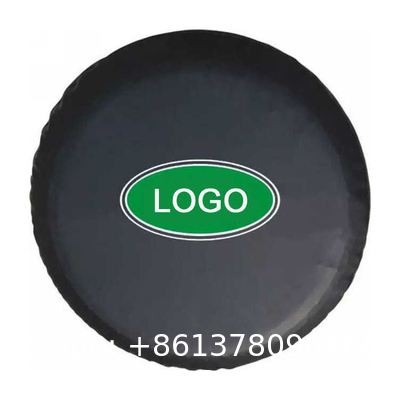 Custom LOGO 4WD 14"15"16"17" PU PVC Tyre Storage Water Proof Wheel Carrier Rear Car Spare Tire Cover For Off-Road Vehicl