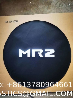 Custom LOGO 4WD 14"15"16"17" PU PVC Tyre Storage Water Proof Wheel Carrier Rear Car Spare Tire Cover For Off-Road Vehicl