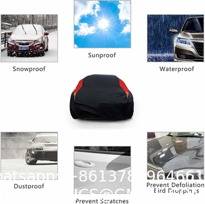 Custom Size and Logo Uv Protection Body Car Cover Sun Wholesale Good Quality Polyester 52X48X32CM 0.8-3kg 200 Pcs