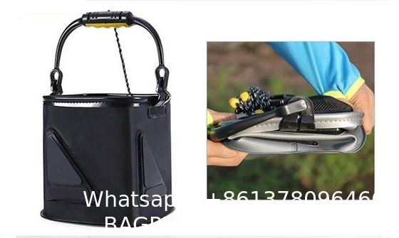 Portable Fishing Water Pail for Camping Traveling Hiking Fishing Boating Gardening with 4.5 Meters Rope