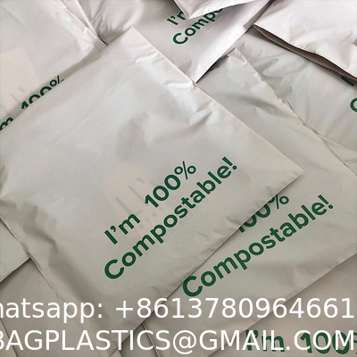 Factory Direct Eco Friendly Sustainable Corn Starch Custom Compostable Biodegradable Poly Mailer Bags For C