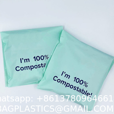 Factory Direct Eco Friendly Sustainable Corn Starch Custom Compostable Biodegradable Poly Mailer Bags For C