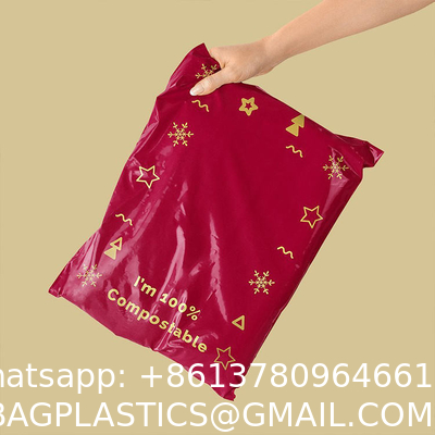 Factory Direct Eco Friendly Sustainable Corn Starch Custom Compostable Biodegradable Poly Mailer Bags For C