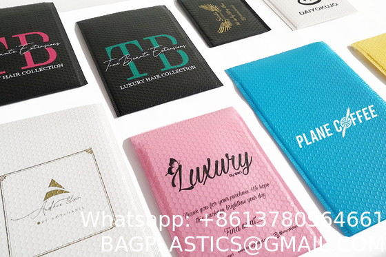 Self Seal Eco Friendly Large A4 Biodegradable Black Matte Shipping Package Padded Envelopes Mail Bag Custom Bubble