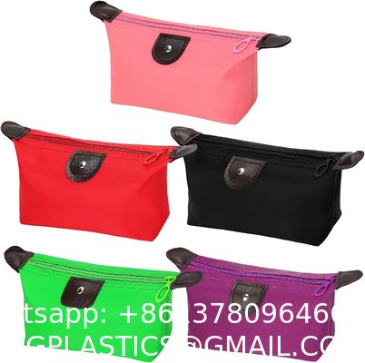 Makeup Bag Pouch Waterproof Cosmetic Storage Bags,with Zipper Travel Toiletry Organizer Packing Bag Access