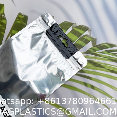High Quality Custom Black Frosted Pvc Phone Case Slider Zip Lock Pouch Clothing Packaging Zipper Bag With Your Logo