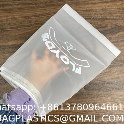 Custom Large Eco Friendly Drawstring Bag Plastic Frosted Bags Packaging Poly Bag For Clothes