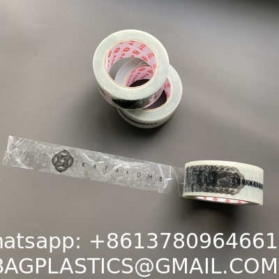 Custom Carton Sealing Tape Cheap Professional Printed Heat Resistant Adhesive Clear Jumbo Roll Tape