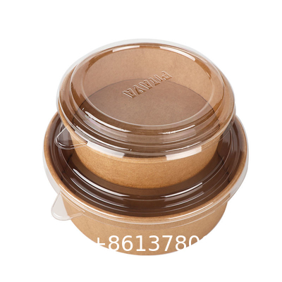 Restaurant Packaging Breakfast Box Take Away, Compostable Bento Boxes, Disposable Food Container Soup Salad Paper Bowl