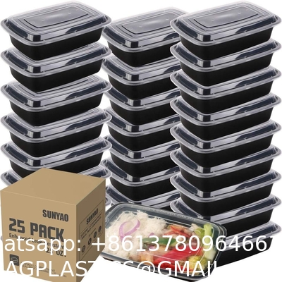 Hotsell Microwavable Custom 5 6 Compartment Bento Food Containers Take Away Disposable Plastic Lunch Bento Box