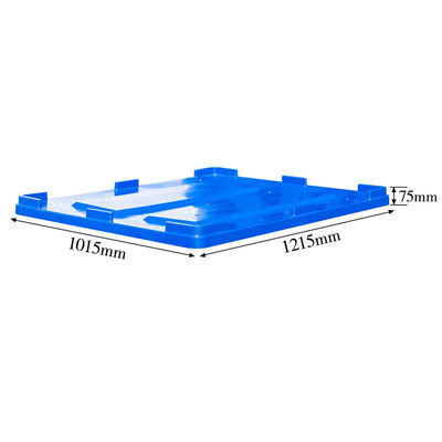 Big Plastic Crates Heavy Duty Bulk Storage Containers Large Collapsible Pallet Box Recyclable Bulk Cargo Storage Foldable Pallet Box Industrial Commercial Stackable Plastic Pallet Box