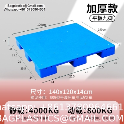 Factory Heavy Duty Grid Tianzi Forklift Logistics Warehouse Moisture Proof Plastic Pallet Recycled Black Plastic Pallet Black Color For Export Disposable Cheap Plastic Pallet Light Duty